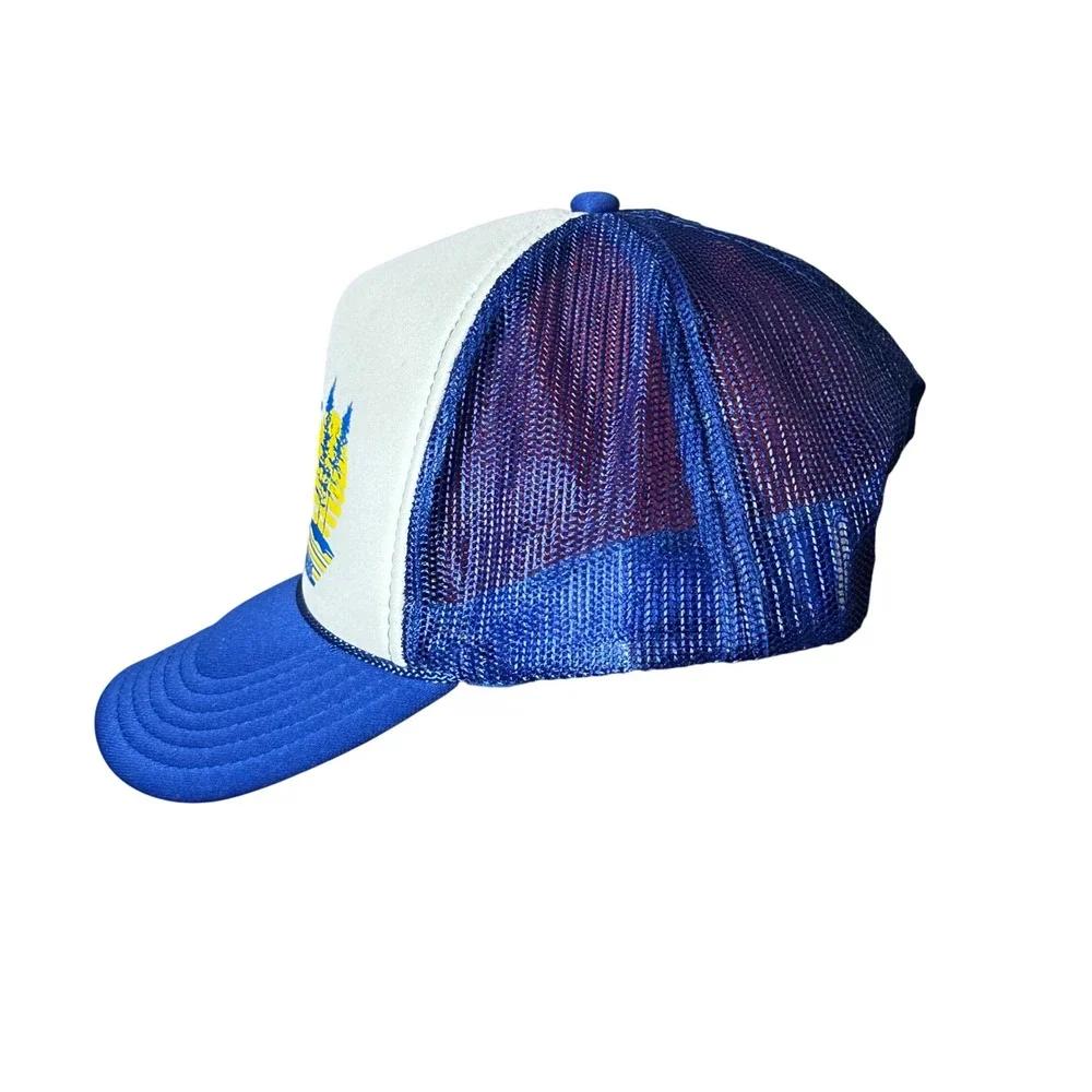 Fremont Brewing Seattle OTTO Foam Trucker Hat Blue Snapback Retro Beer Matters